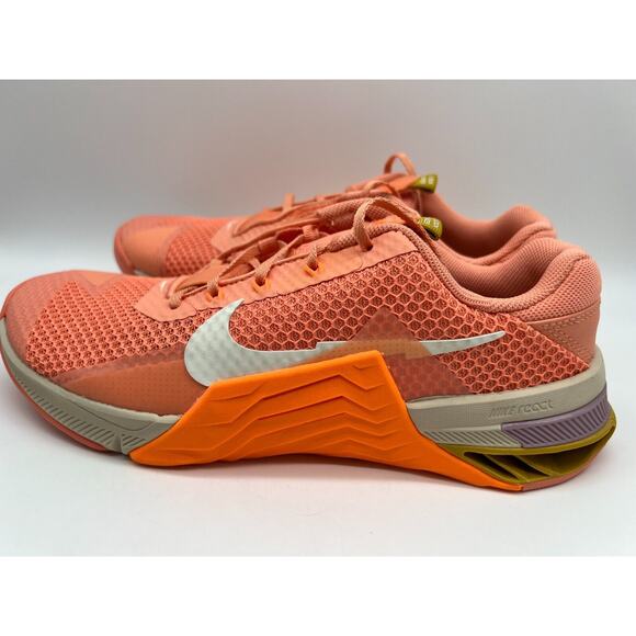 Nike Metcon 7 Women's Cross Training CrossFit Shoe Orange CZ8280-600 Size 8.5 - Picture 2 of 12